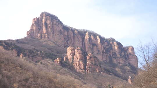 风景 沿途 高速公路 大山 秋天