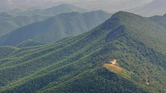 航拍群山青山万重山千里江山树林