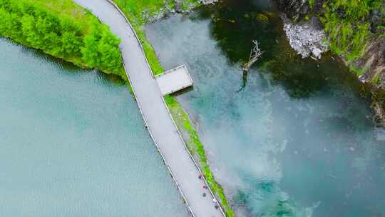 4K航拍川西阿坝州毕棚沟风光美景