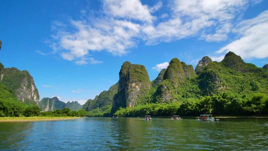 广西美景 桂林山水 漓江风光 漓江漂流