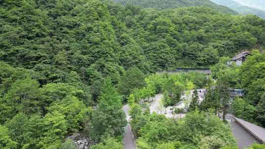 湖北神农架官门山景区航拍