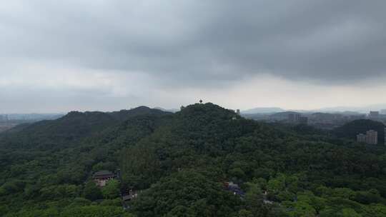 大雨将至的东莞黄旗山航拍