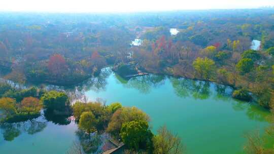 杭州西湖区西溪湿地美景风景视频素材