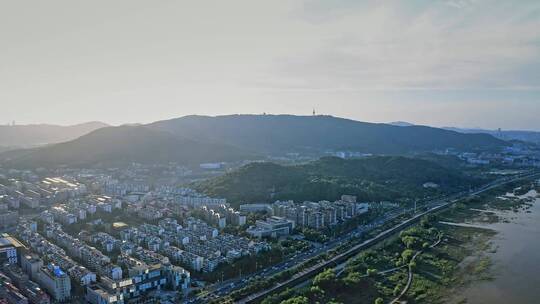 湖南长沙城市风光航拍视频