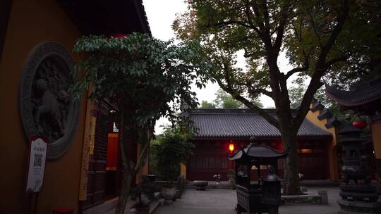 杭州飞来峰永福寺禅院风景