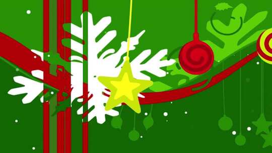 适用于圣诞节的LED背景视频