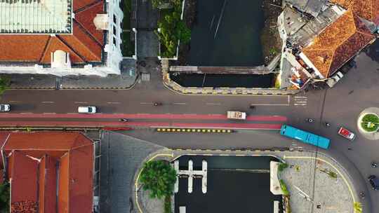 4k航拍城市桥梁交通车流视频素材模板下载