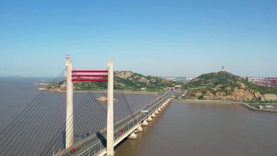 上海市东海大桥视频素材模板下载