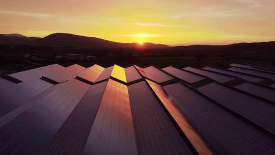 光伏发电新能源科技环保节能太阳能发电片头