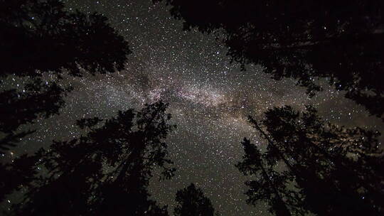 延时银河星空镜头