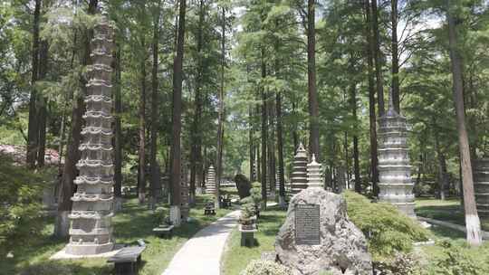 武汉江岸区解放公园航拍