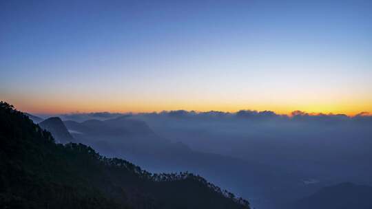 庐山日出仰天坪延时