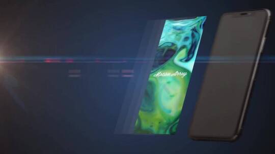 神秘高级流动感动画新应用网站游戏智能手机广告AE模板
