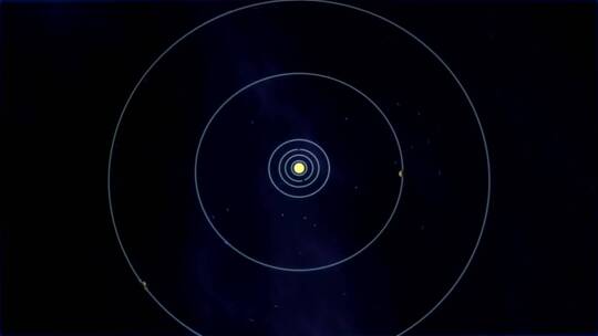 宇宙太阳系视频素材模板下载