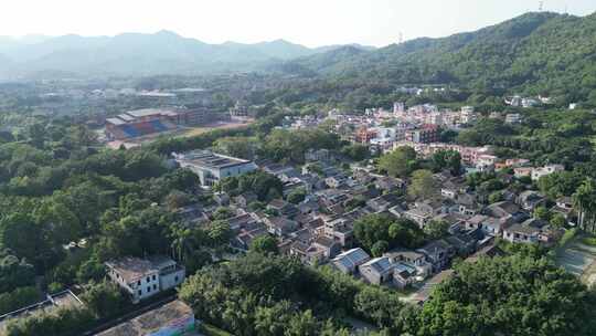 航拍广东中山孙中山故里旅游区