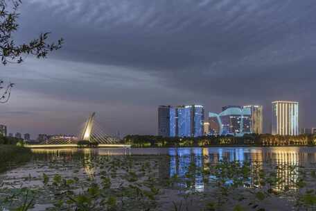 郑州龙子湖日转夜