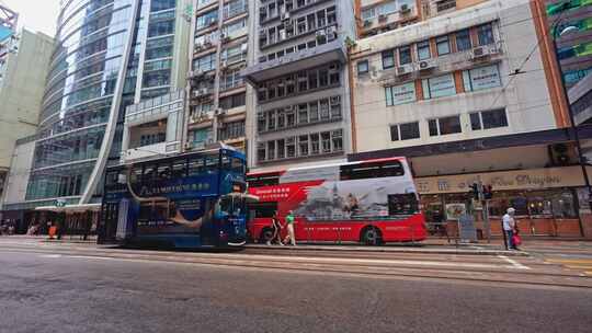 【正版素材】香港城市街道