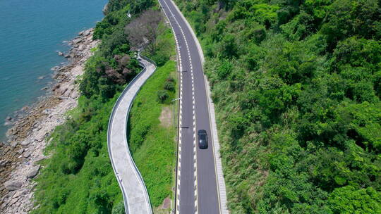 玫瑰海岸风景（海边公路）