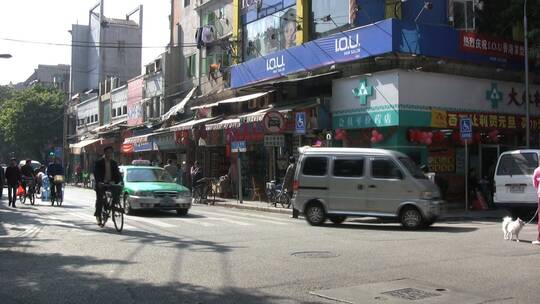 繁华的广州街视频素材模板下载