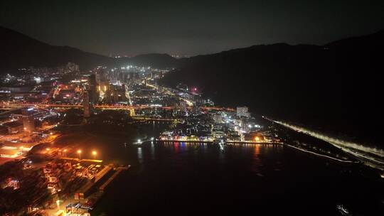 深圳盐田港夜景