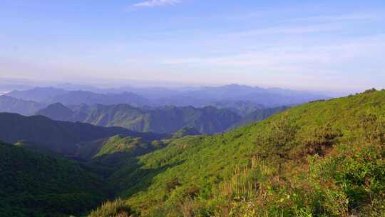 杭州临安大明山牵牛岗群山风景