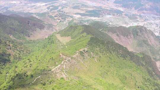 西昌螺髻山航拍自然风光