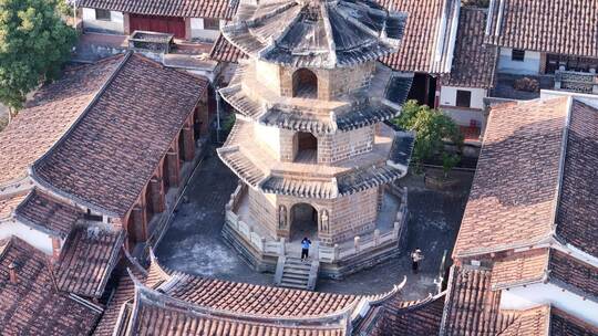 福建莆田东山报恩寺航拍