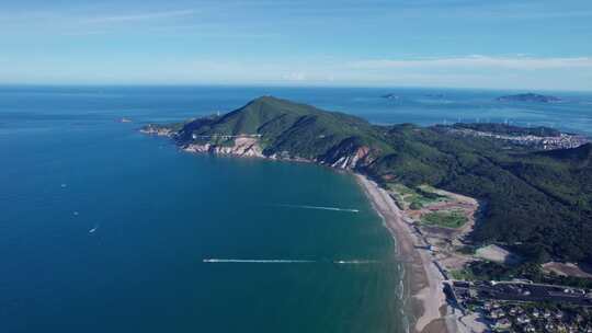 福建东山岛金銮湾晴天航拍