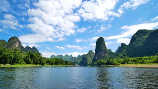 广西美景 桂林山水 漓江风光 漓江漂流