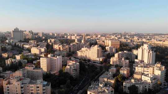 耶路撒冷中心建筑鸟瞰图