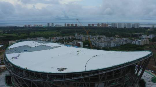 建设中海口五源河体育场体育运动场所建设04