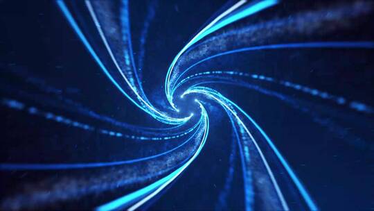 蓝色粒子光线汇聚标志演绎AE模版AE视频素材教程下载