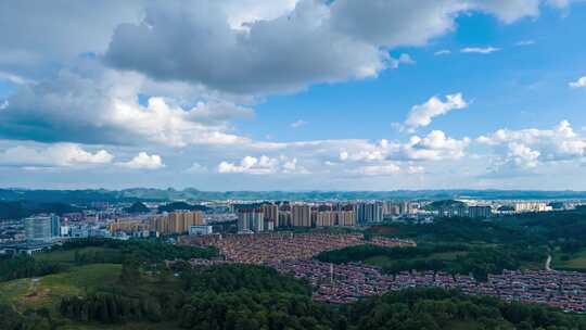 砚山县延时 砚山城市航拍