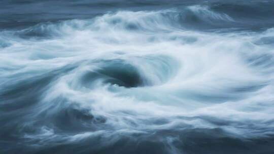 大型海浪汹涌冲击视效
