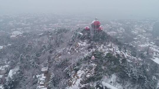 青岛雪景青岛冬天