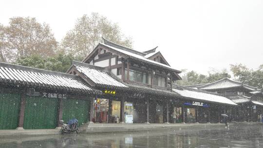 杭州冬天雪景