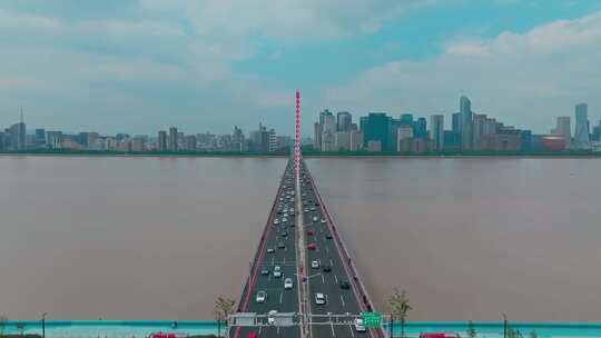 杭州_西兴大桥航拍