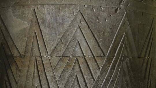 埃及神庙的石柱纹饰