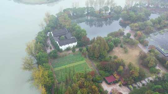 乡村田园风景航拍