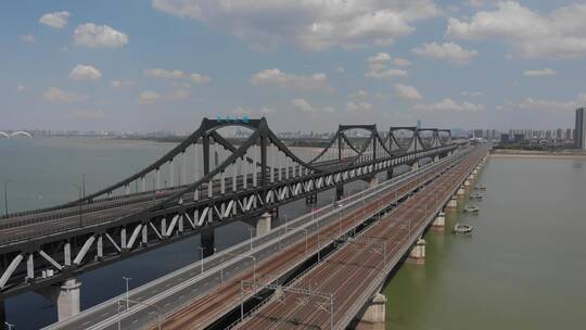 杭州九堡-彭埠大桥视频素材模板下载