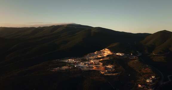 山，采石场，建筑，沙子