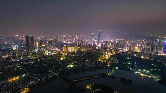 长沙_夜景航拍_长沙城市全貌004