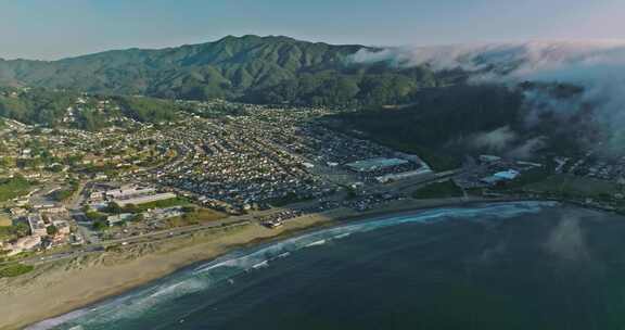 海岸，海滩，海，山