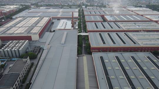 宁波北仑区全景厂房工业贸易区4K航拍原素材视频素材模板下载