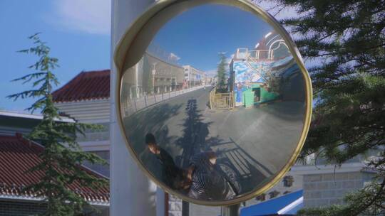 拉萨城市凸透镜
