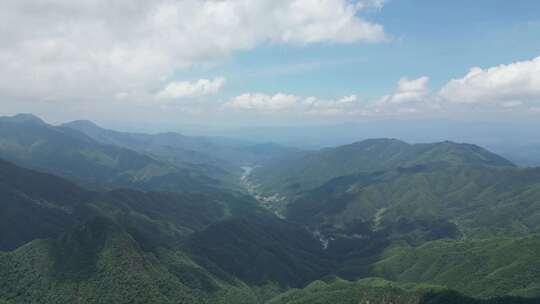 航拍江西吉安井冈山黄洋界景区