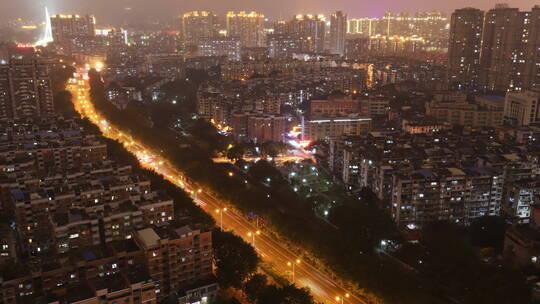 夜晚的城市