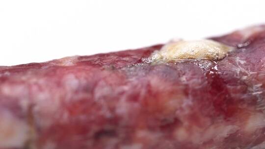 【镜头合集】微距解剖香肠肉质腊肠熏肉