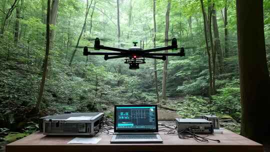 无人机数据采集森林环境监测