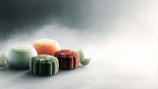 中秋月饼礼盒展示传统佳节团圆美好